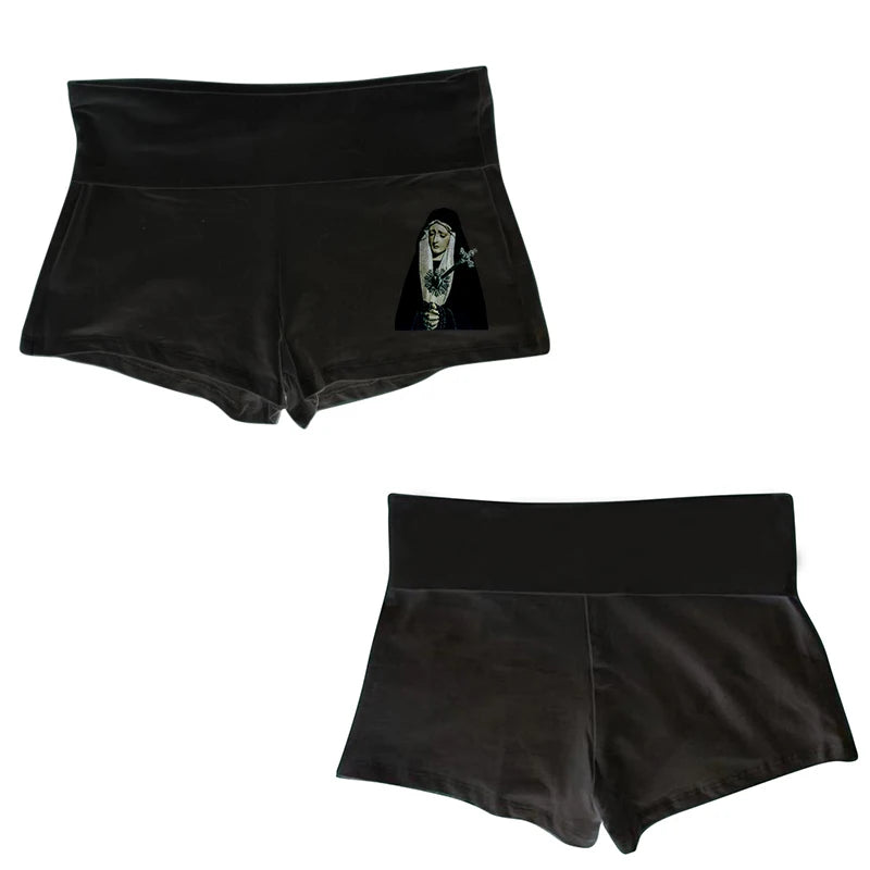 Grunge Gothic Casual low rise shorts