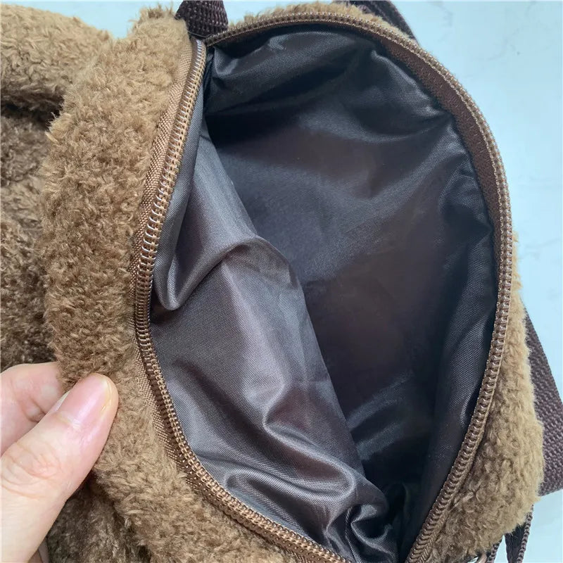 Domo plush shoukd bag
