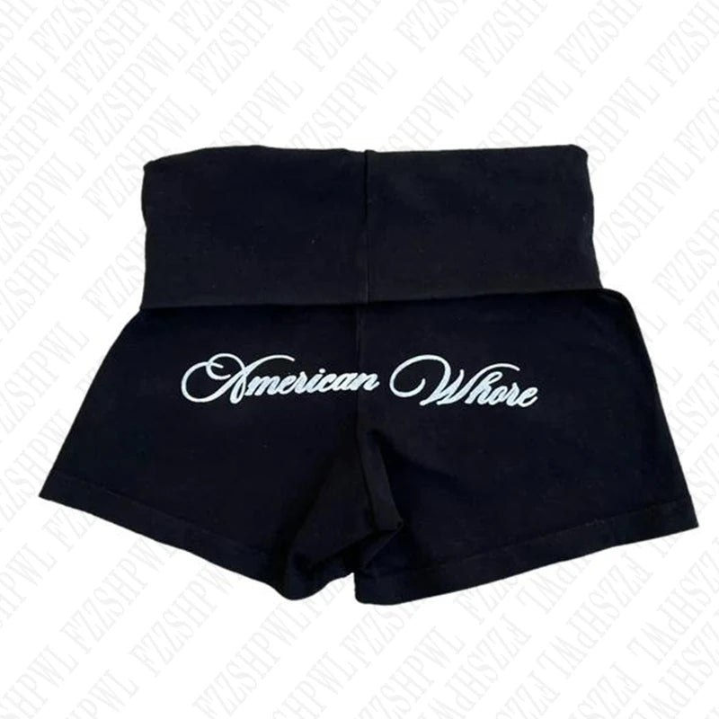 American whore shorts camo