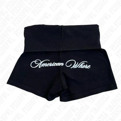American whore shorts camo