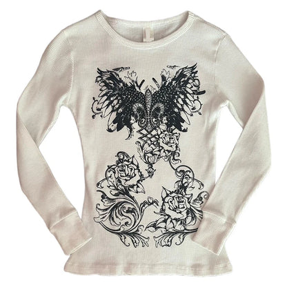 2000s Aesthetic Goth Longsleeve