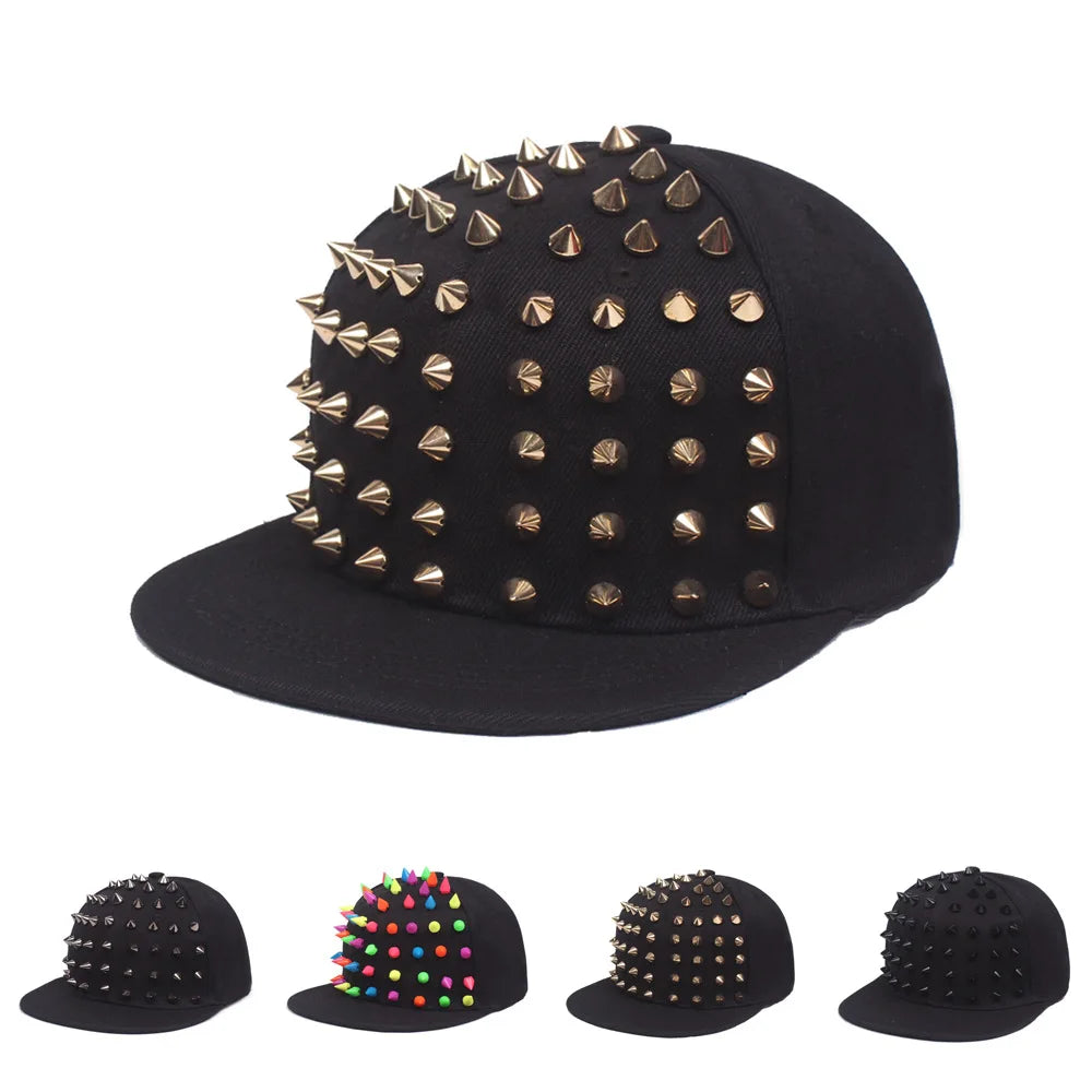 Studded spike cap/hat