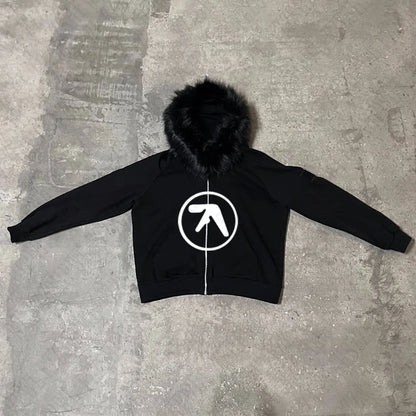 Fur hoodie aphex